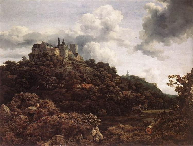 All About Bentheim Castle by Jacob van Ruisdael