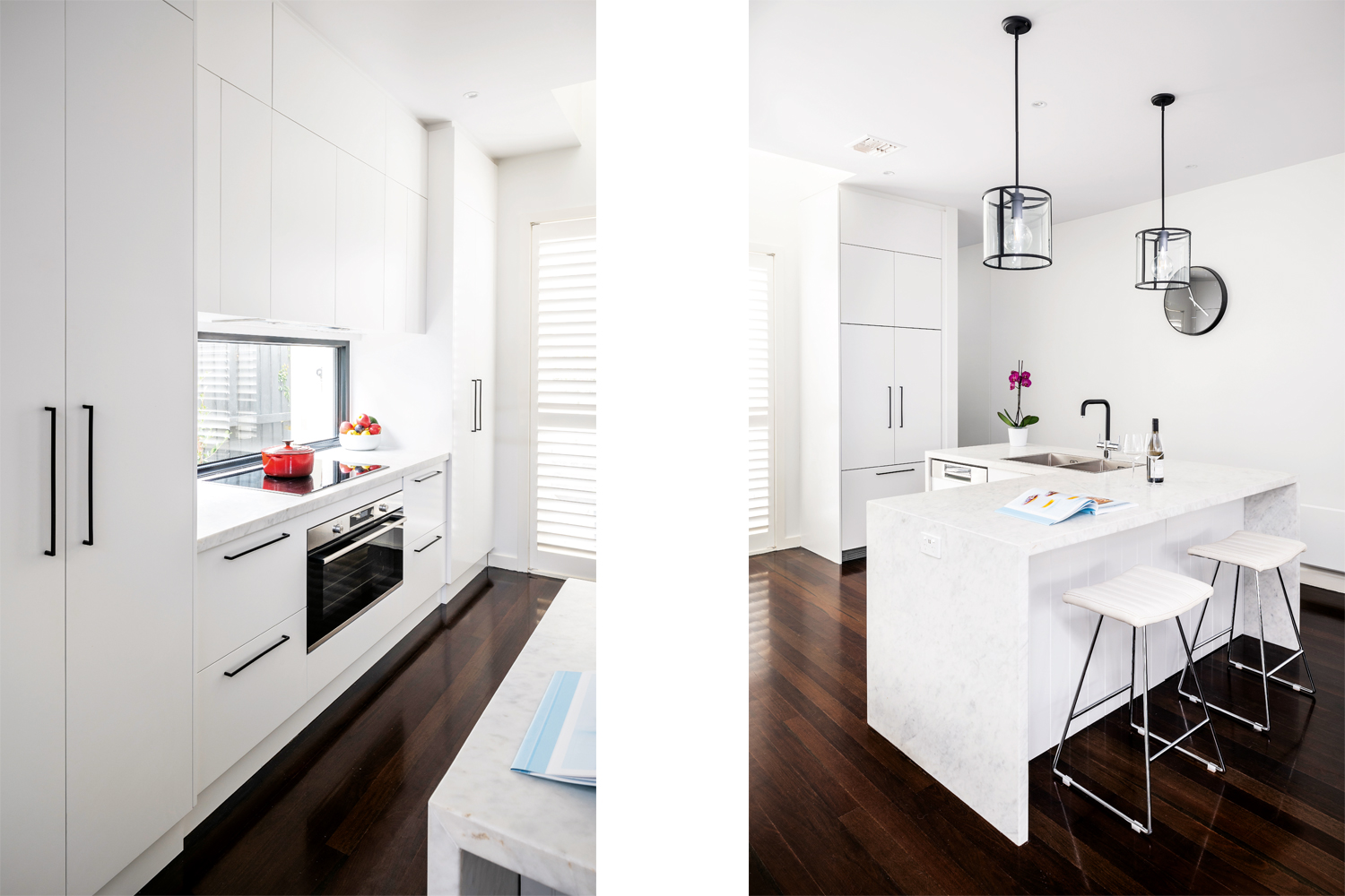 An all white Kitchen Affair