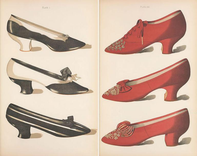 The Visual Explanation of The Ladies’ Dress Shoes in the Nineteenth Century