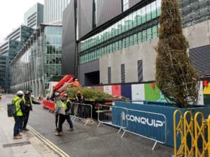 Trees planted in Moorfields