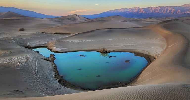 Photographer Captures Death Valley After an Ultra-Rare Tropical Storm