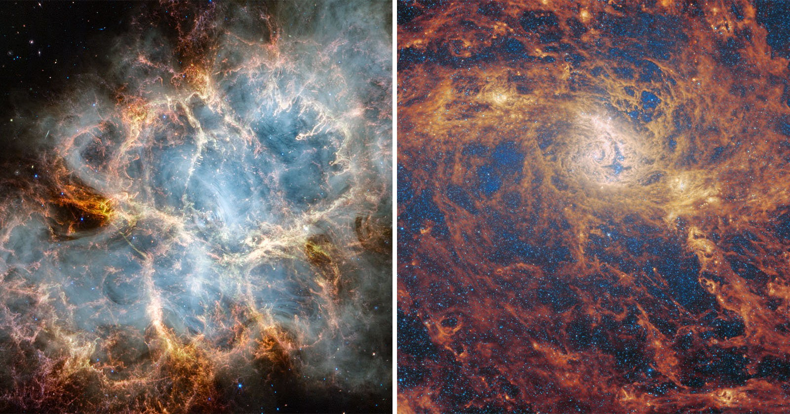 Webb’s Spectacular and Beautiful Views of the Crab Nebula and M83