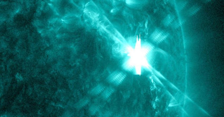 Watch a Massive Solar Flare Fire From the Sun That Knocked Out Radios