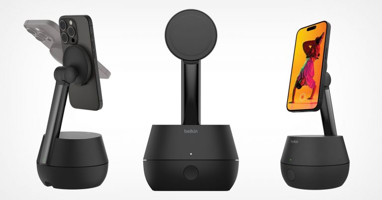 Belkin’s Auto-Tracking Stand Pro Turns Your iPhone into a Pan/Tilt Camera