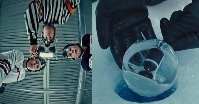 Engineers Freeze Camera Below Ice Hockey Rink to Capture ‘Impossible Angle’