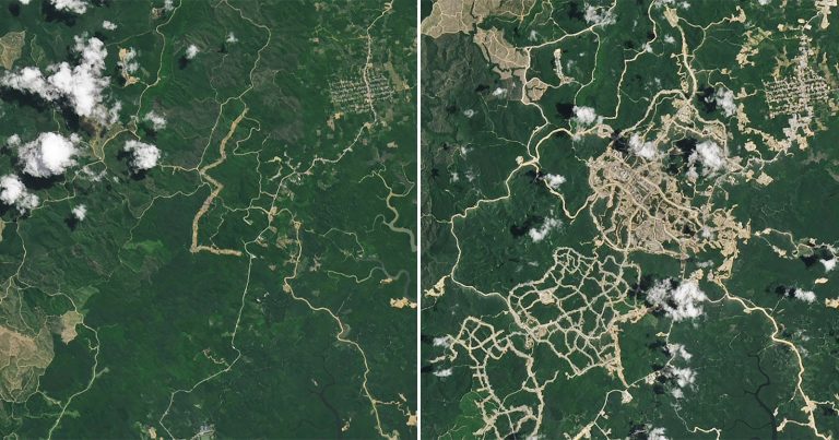 World’s Newest Capital City Seen Emerging From Space in Satellite Photos