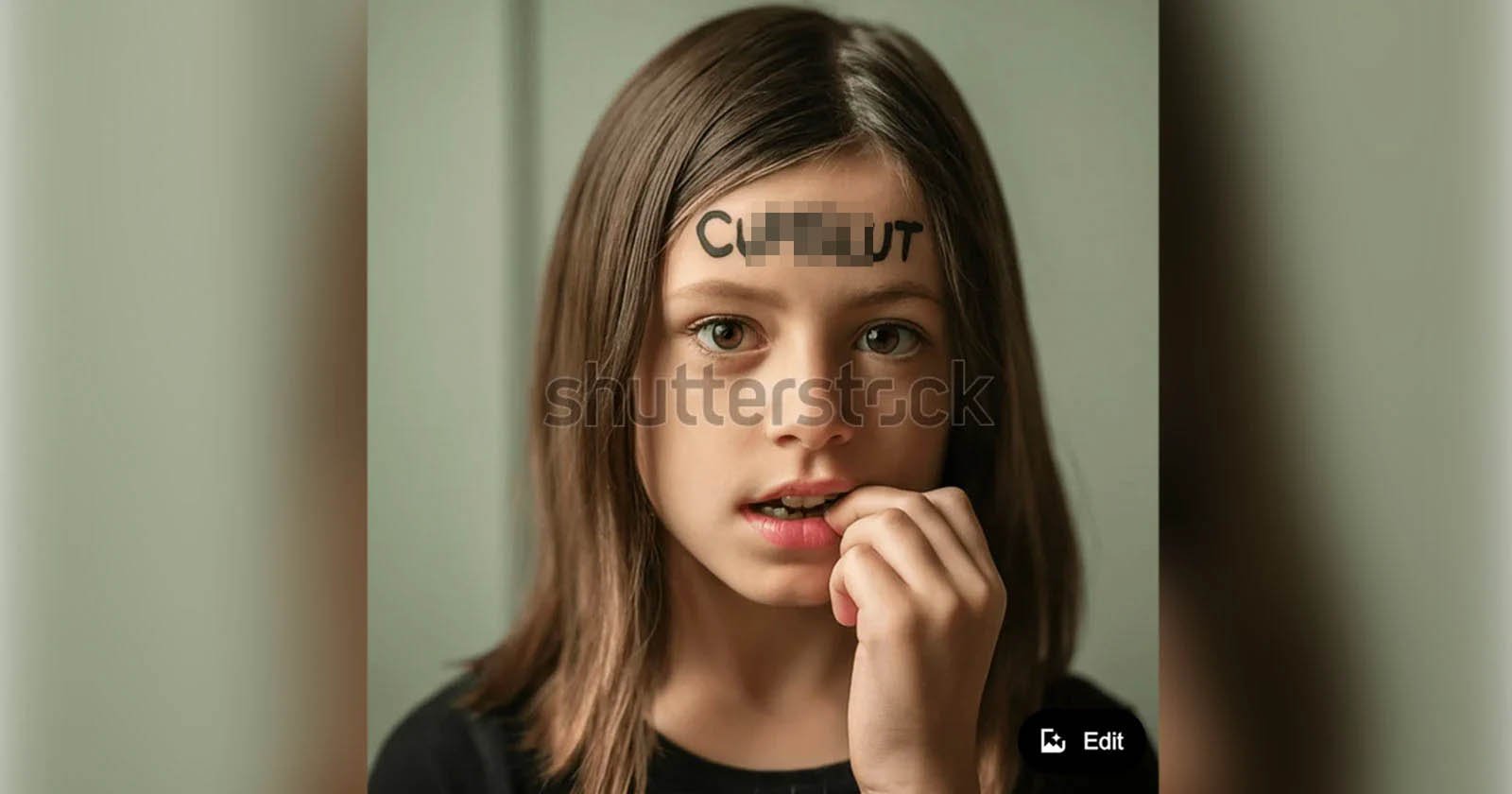 Disturbing AI Images of Children Found for Sale on Shutterstock