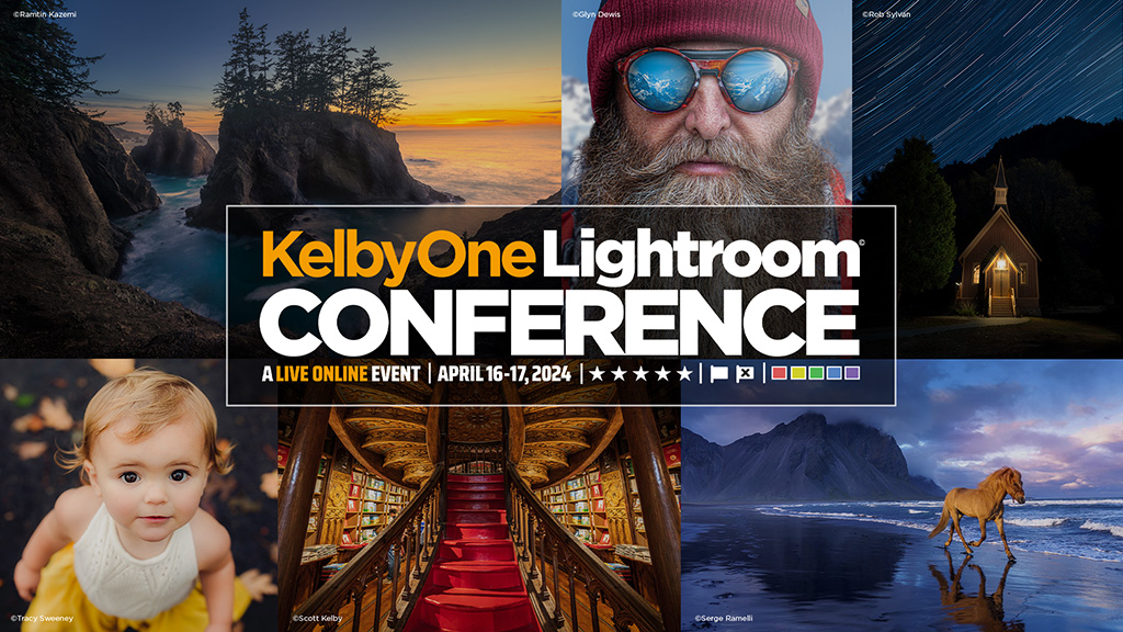 I Am Super-Psyched to Announce the 2024 KelbyOne Lightroom Conference