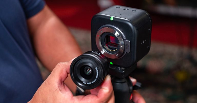 Logitech’s Mevo Core is a Micro Four Thirds Streaming Camera with a 6 Hour Battery