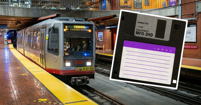 San Francisco’s Train System is Still Running on Floppy Disks