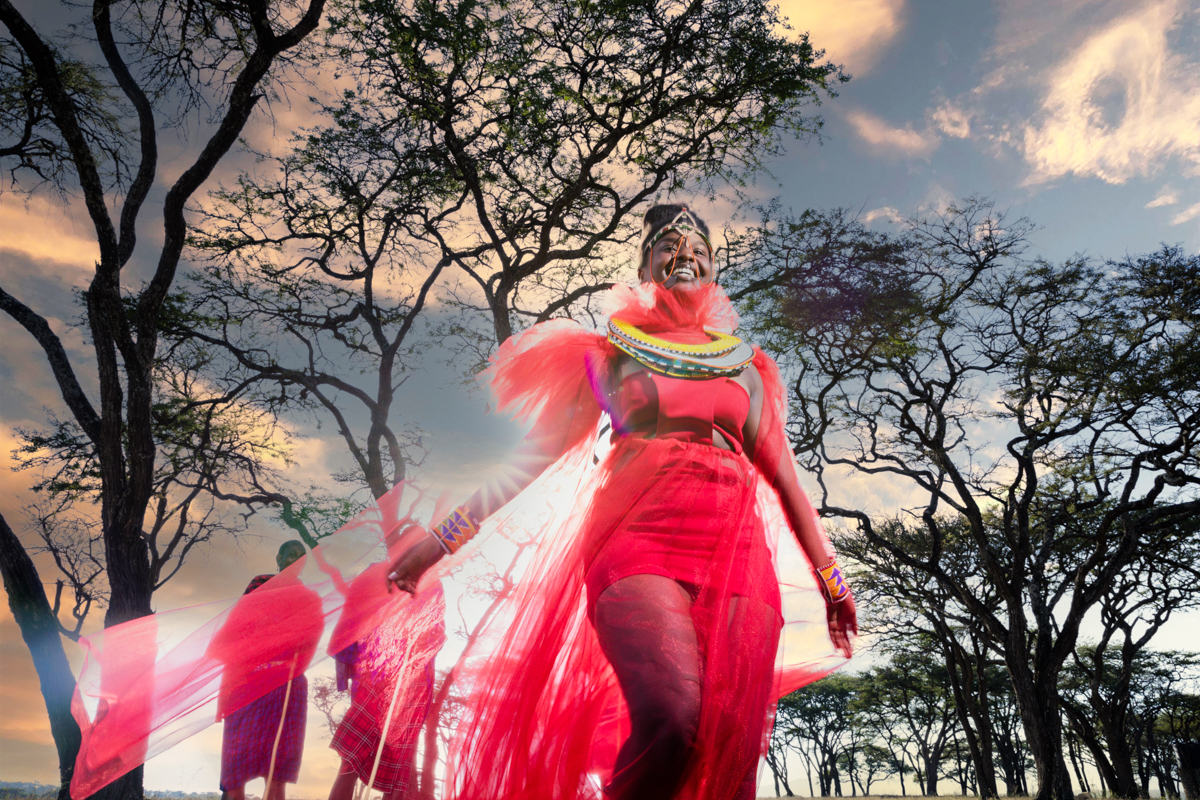 Fashion Beauty Editorial Portraits :: Carrie Wahu Maasai Adventure