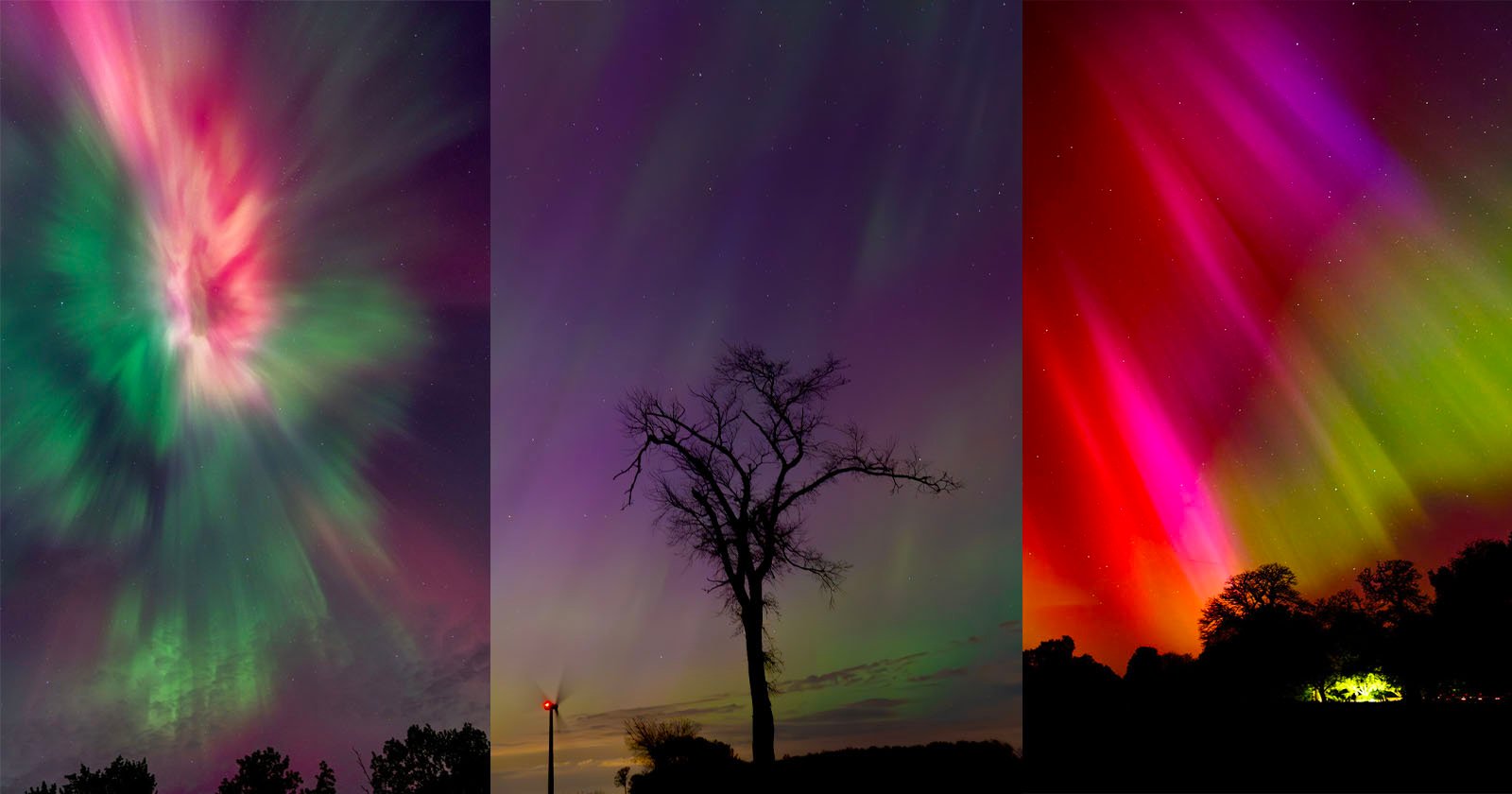 Magical Photos of the Aurora Lights That Shone Over Earth This Weekend