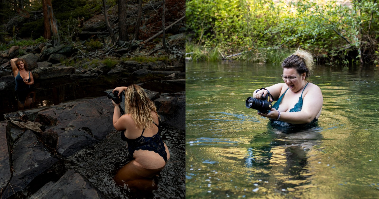 Boudoir Photographer Wears Lingerie to Make Clients Feel Comfortable