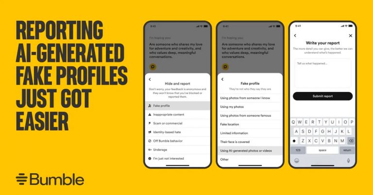 Bumble Don’t Want Users Being “Catfished” By AI-Generated Images