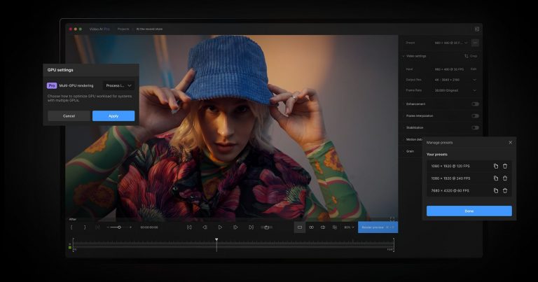 Topaz Labs’ Cinema-Grade Video AI Pro Platform Upscales, Smooths, and Stabilizes Footage