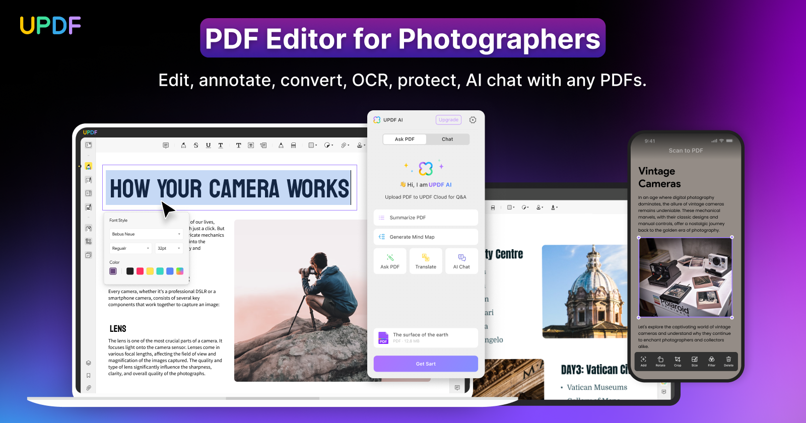 Efficiency Meets Creativity: How UPDF Empowers Photographers in PDF Editing