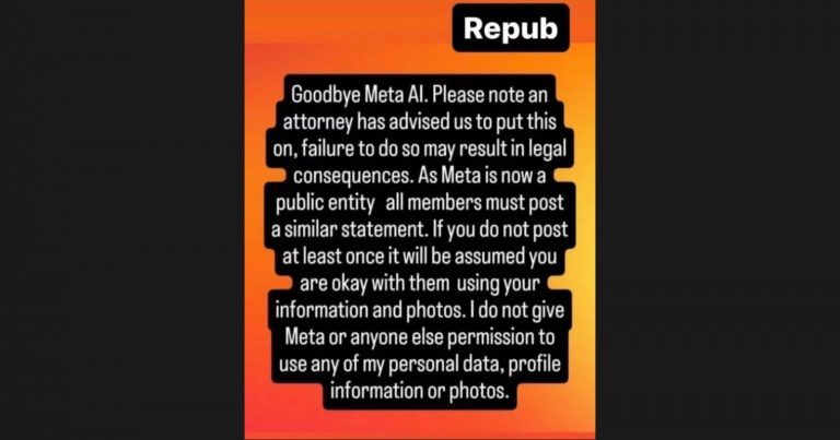 No, This Viral ‘Goodbye Meta AI’ Post Won’t Protect Your Photos