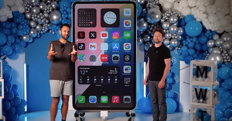 YouTubers Build World’s Largest iPhone With Working Camera