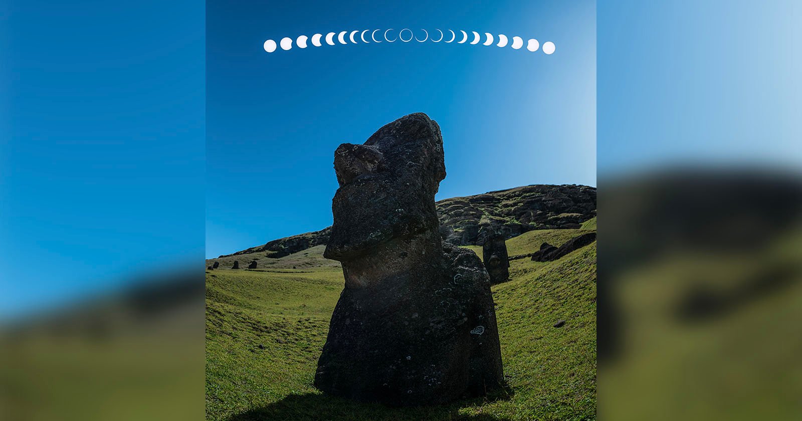 Photographer Captures ‘Ring of Fire’ Eclipse Above Easter Island Head