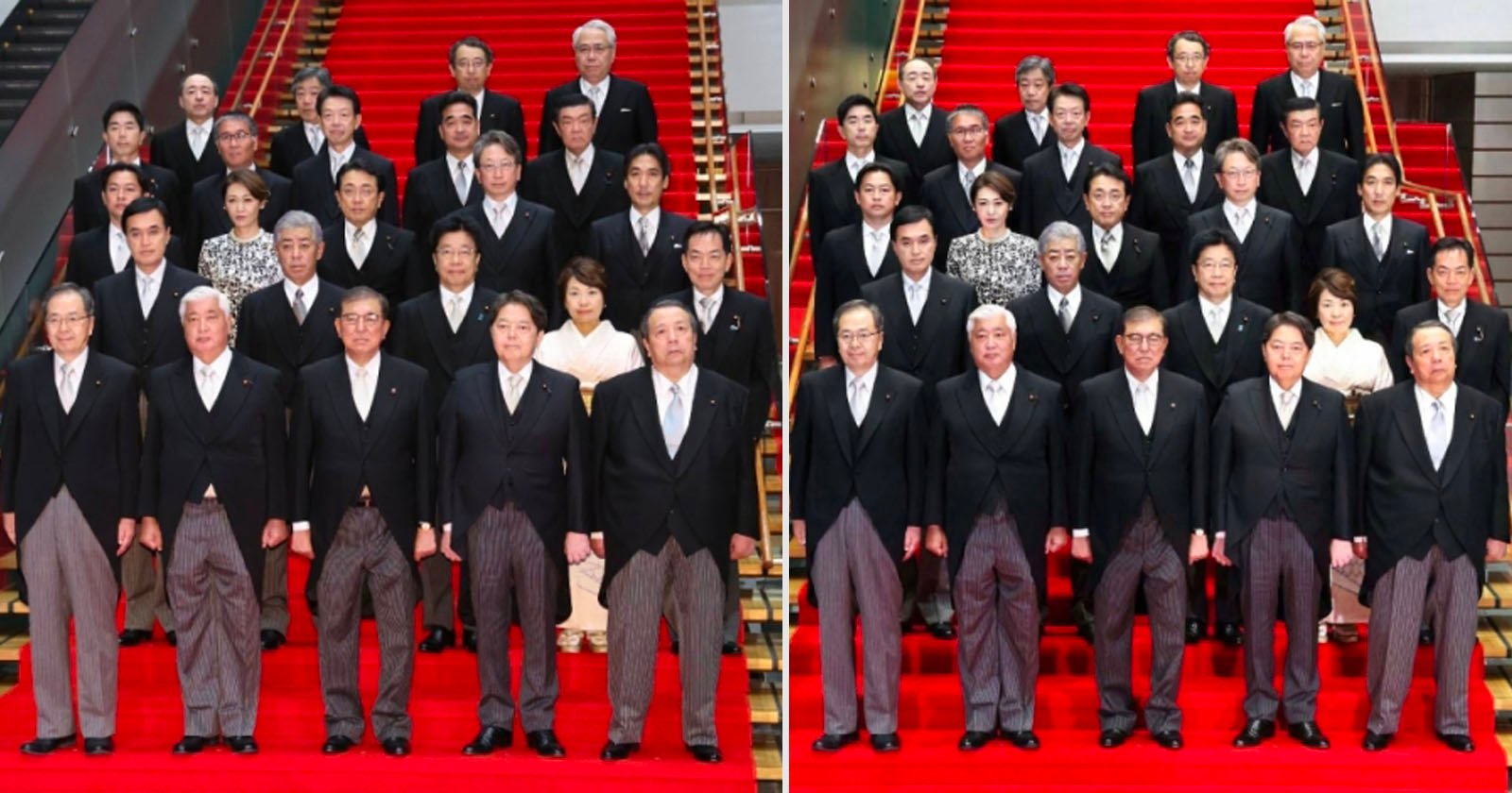 Japan Govt Admits to Doctoring Cabinet Group Photo