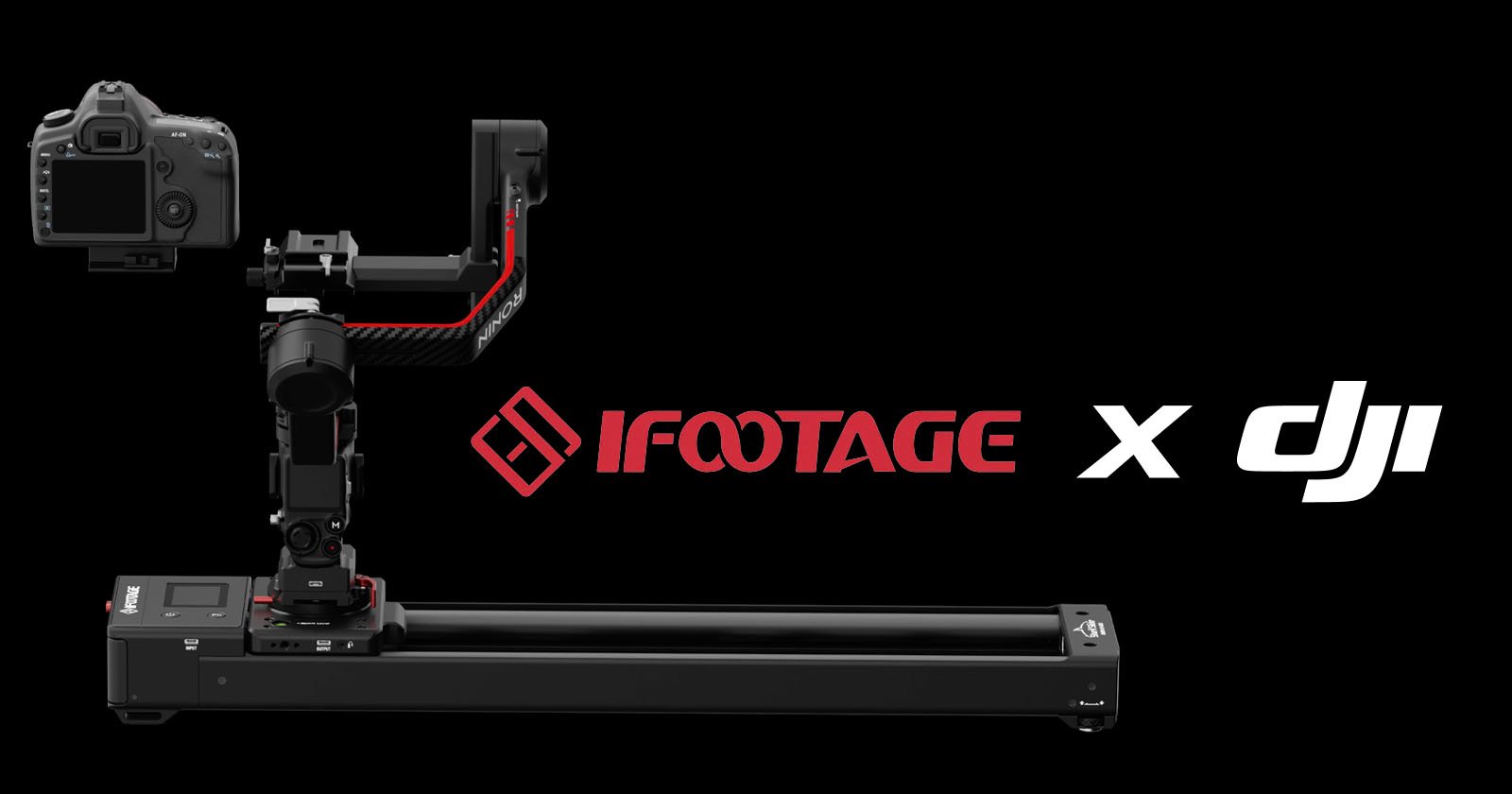 The iFootage Shark Slider Nano II Integrates DJI Ronin S Gimbals