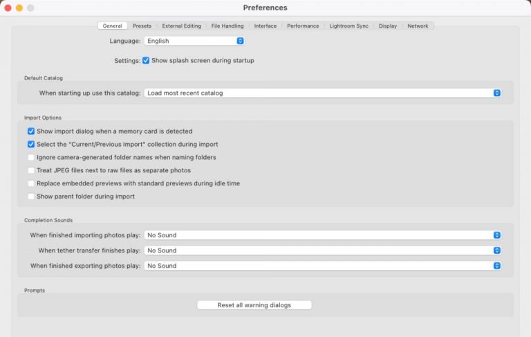 How to Reset Lightroom Classic’s Preferences (spoiler alert: the reset button is hidden)