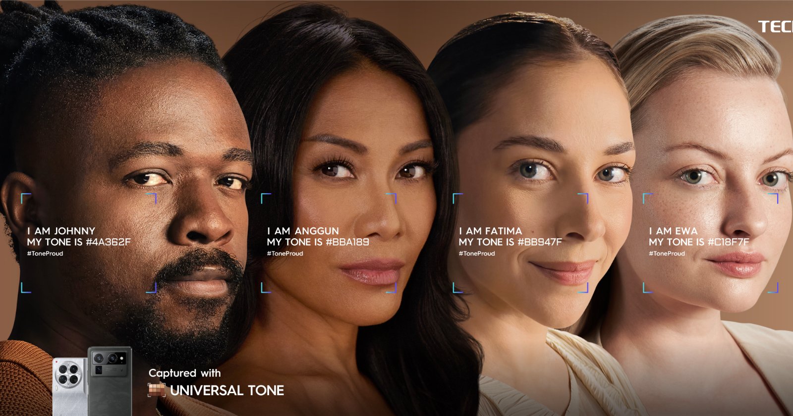 Smartphone Maker Tecno Takes a Stand Against Skin Tone Bias in Photos