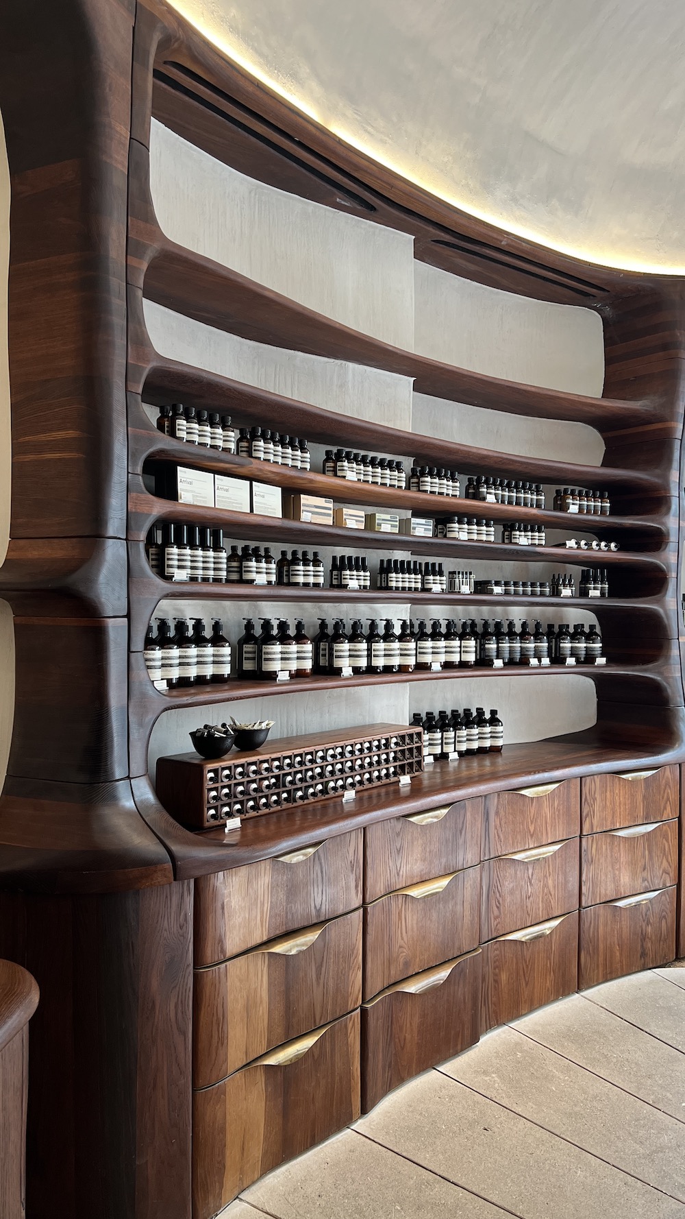 Curves and Craftsmanship at Aesop Rue des Francs-Bourgeois