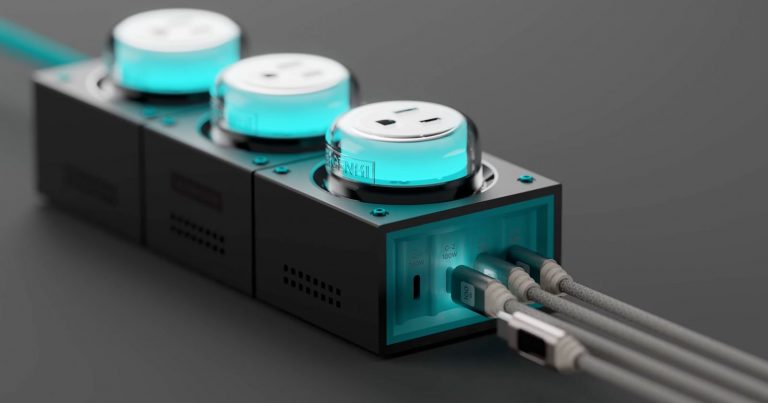 Genki’s Stylish ‘Moonbase’ Manages to Make Power Strips Exciting