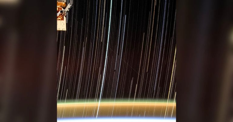 ISS Astronaut Captures Rocket Launch Among the Stars