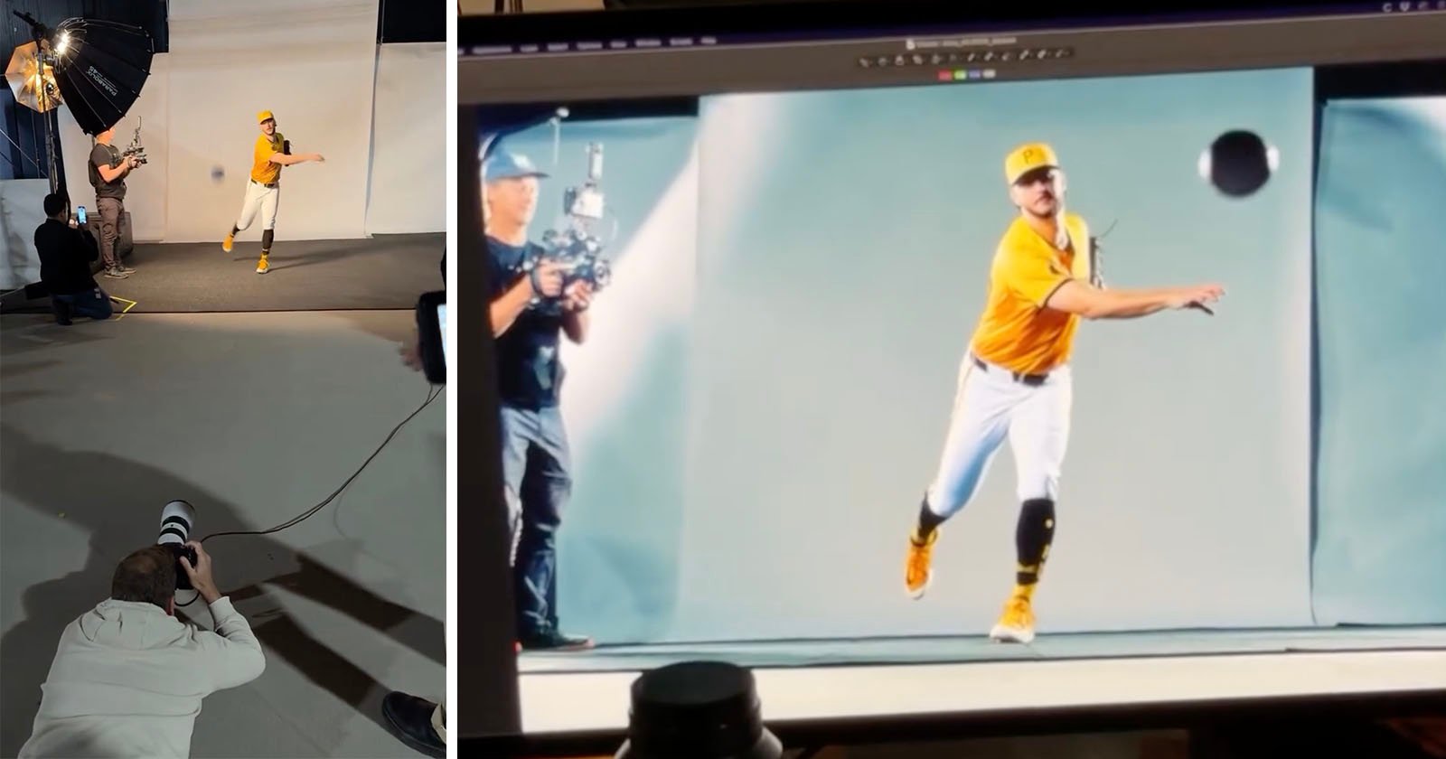 How MLB Star Pitcher Paul Skenes Was Photographed for a Video Game Cover