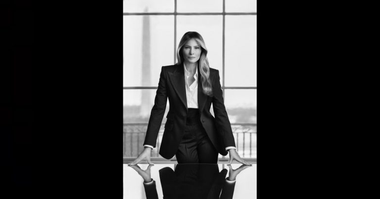 Melania Trump’s Photographer Says Portrait ‘Didn’t Need to be Retouched’