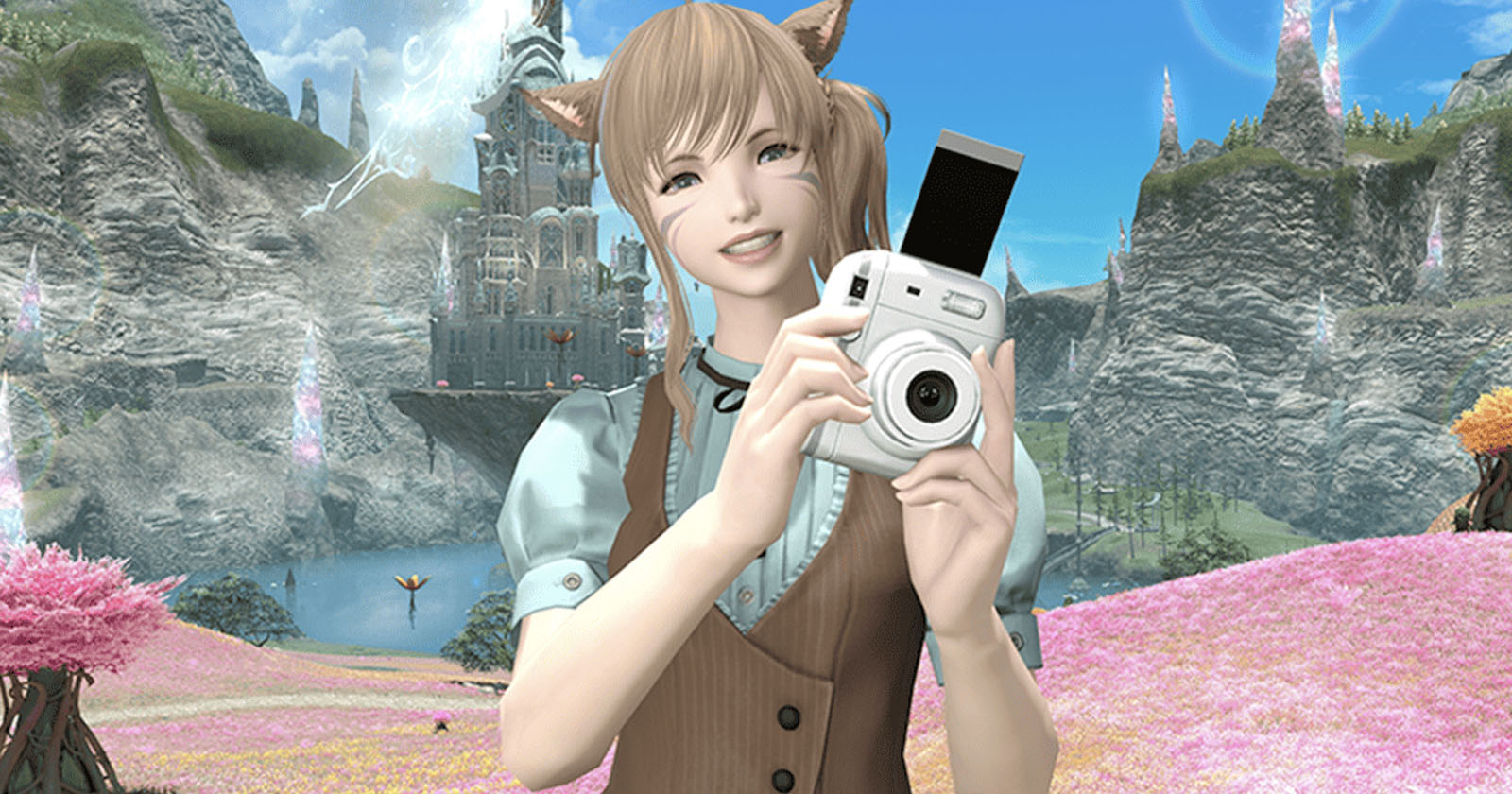 You Can Emote with a Fujifilm Instax Camera in Final Fantasy XIV Online