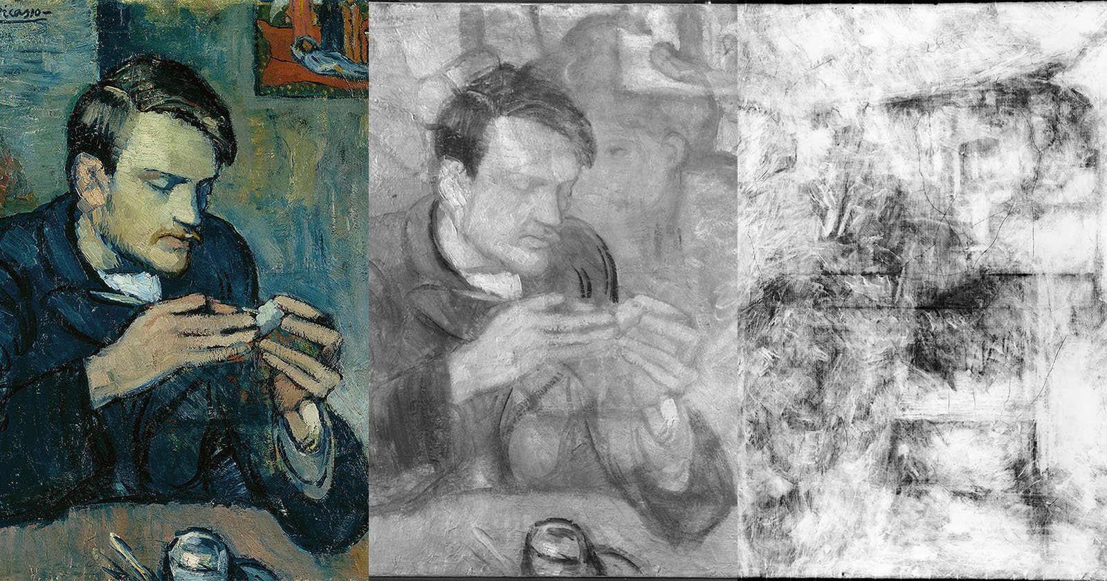 Infrared Photography Reveals Hidden Woman Behind Early Picasso Painting