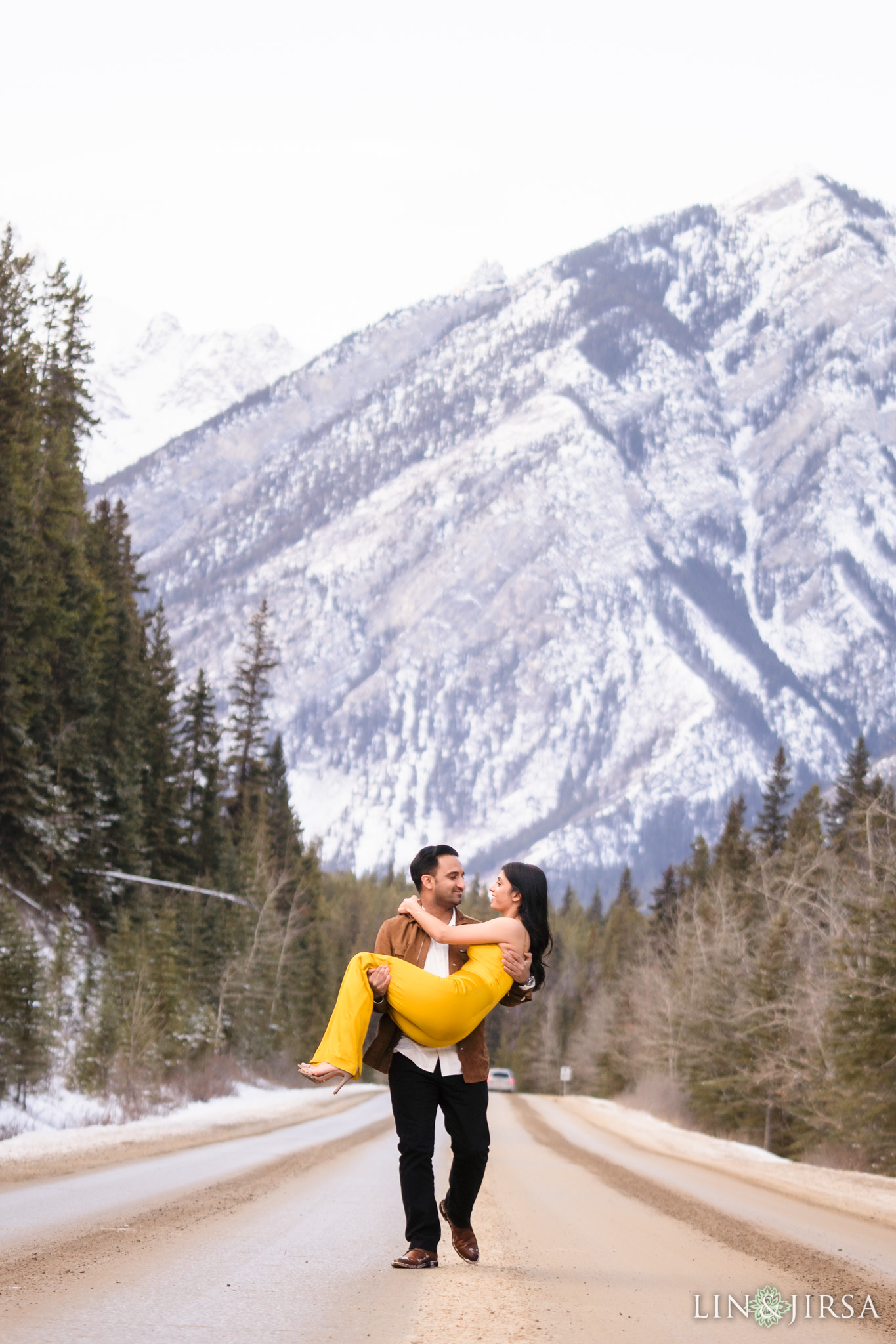 Banff, Canada Engagement Session | Anu & Akshay