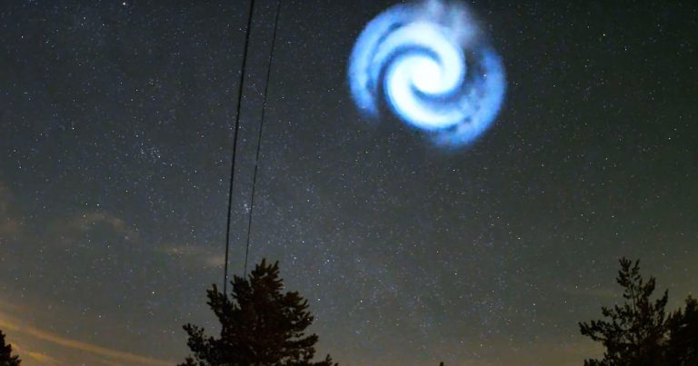 Giant SpaceX Swirl Sparkles Across Swathes of Europe