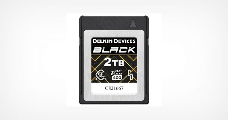 Delkin Adds VPG 400 to Its Pro CFexpress 4.0 Type B Black Cards