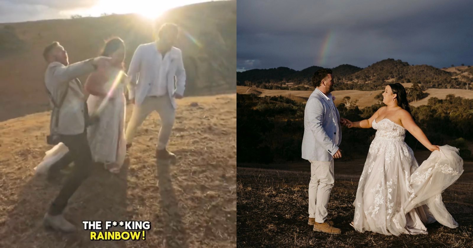 Video of Wedding Photographer Getting Excited About a Rainbow Racks Up 20 Million Views Video of Wedding Photographer Getting Excited About a Rainbow Racks Up 20 Million Views