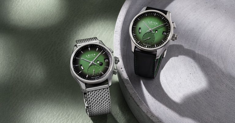 Leica Debuts Eye-Catching ‘Urban Green’ ZM 1 and ZM 2 Luxury Watches
