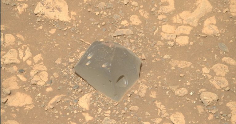 NASA Perserverance Rover Snaps Photo of ‘Skull’ on Mars