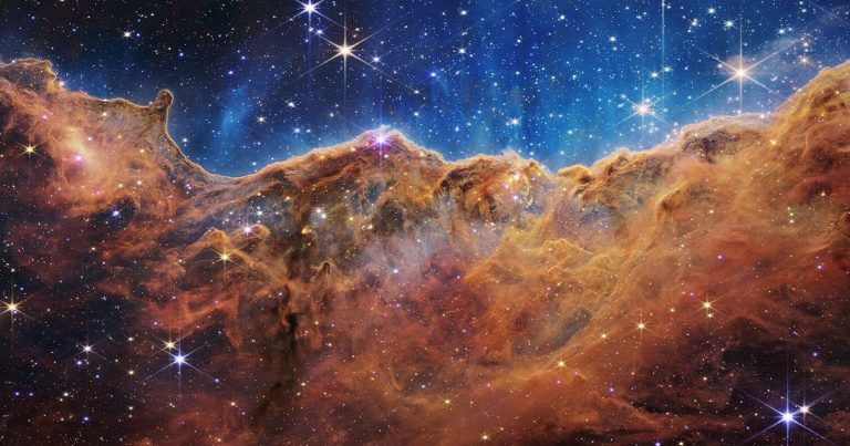 Take a 3D Journey Through Webb’s Iconic ‘Cosmic Cliffs’ Photo