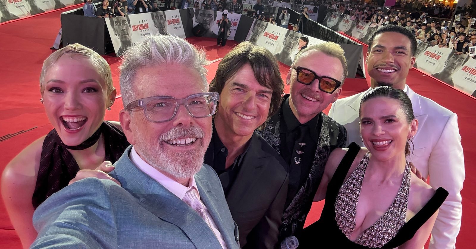 Tom Cruise and ‘Mission: Impossible’ Cast Break No Selfie Rule on Red Carpet at Cannes Film Festival Tom Cruise and ‘Mission: Impossible’ Cast Break No Selfie Rule on Red Carpet at Cannes Film Festival