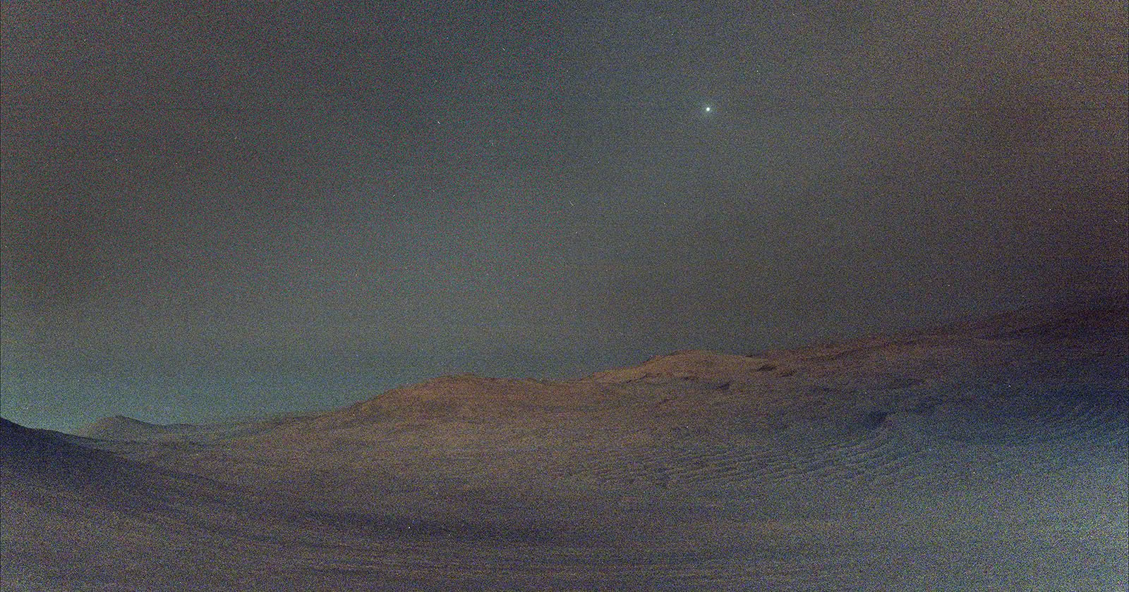 Perseverance Captures Martian Moon Shining in the Sky Before Sunrise Perseverance Captures Martian Moon Shining in the Sky Before Sunrise