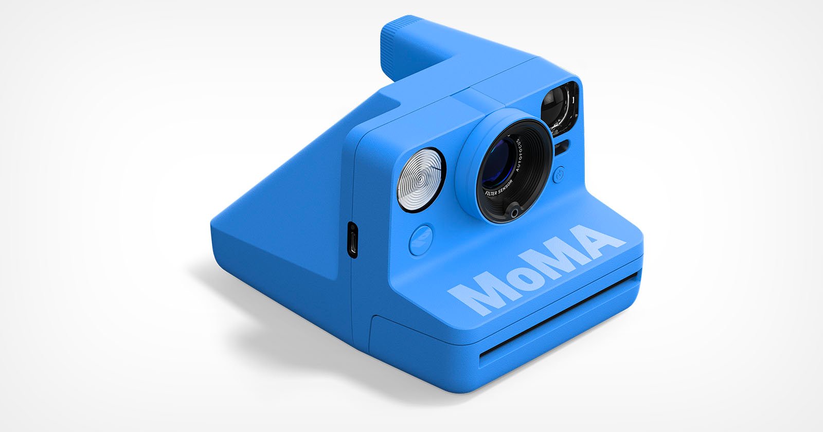 Polaroid and MoMA Collab on Bright Blue Instant Camera and Vibrant Film Polaroid and MoMA Collab on Bright Blue Instant Camera and Vibrant Film