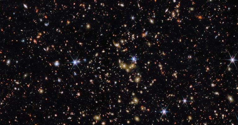 Webb Captures a 167-Megapixel ‘Visual Feast’ of Galaxies