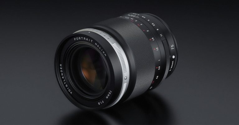 New Voigtlander Portrait Heliar 75mm f/1.8 Lens Lets Photographers Adjust Aberration and Bokeh