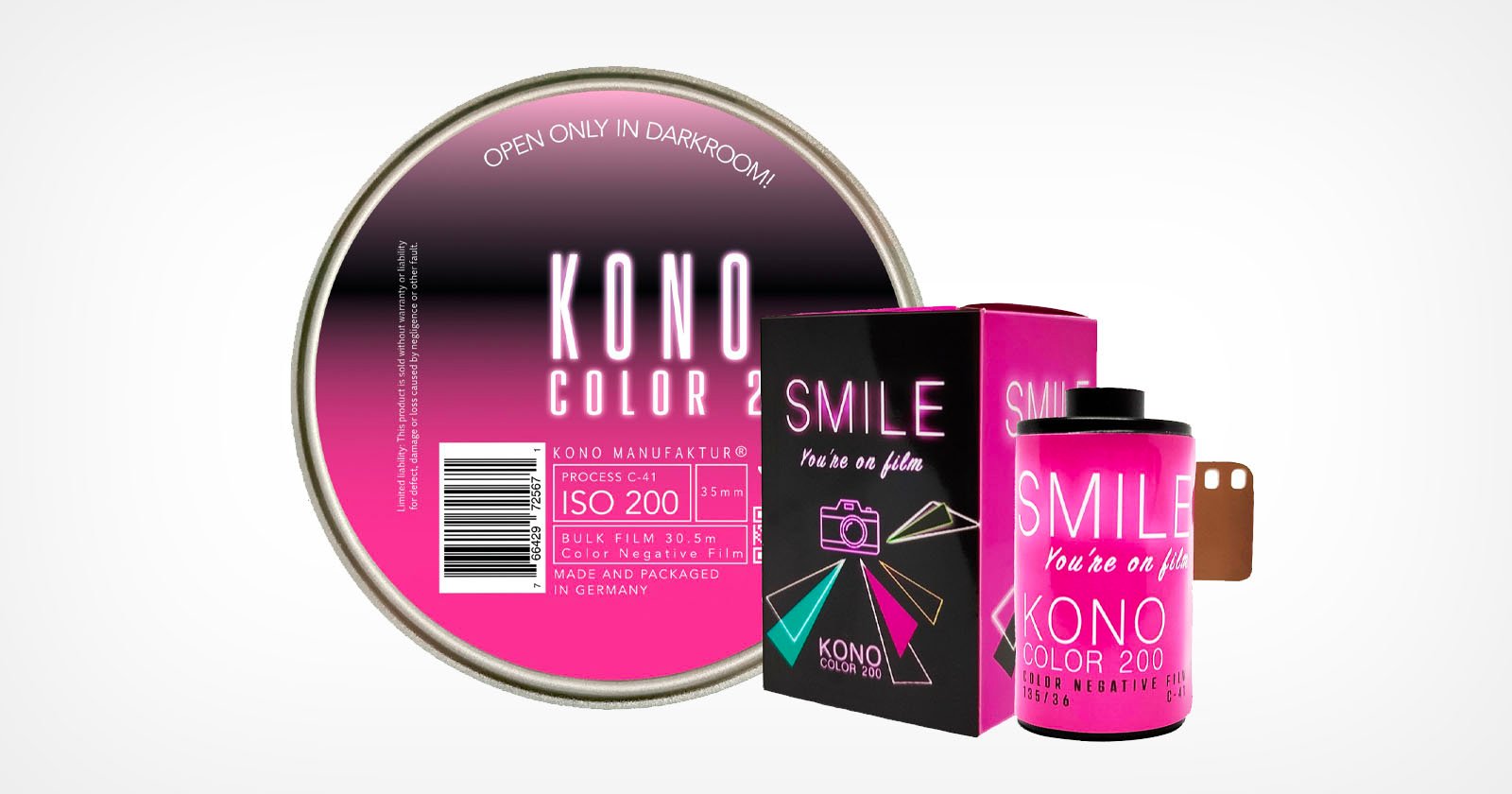 Kono Color 200 is a New Negative Film Available in Cartridges and Bulk Rolls Kono Color 200 is a New Negative Film Available in Cartridges and Bulk Rolls