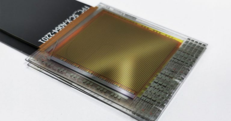 New Perovskite Sensor Triples Resolution and Light Gathering by Stacking Pixels