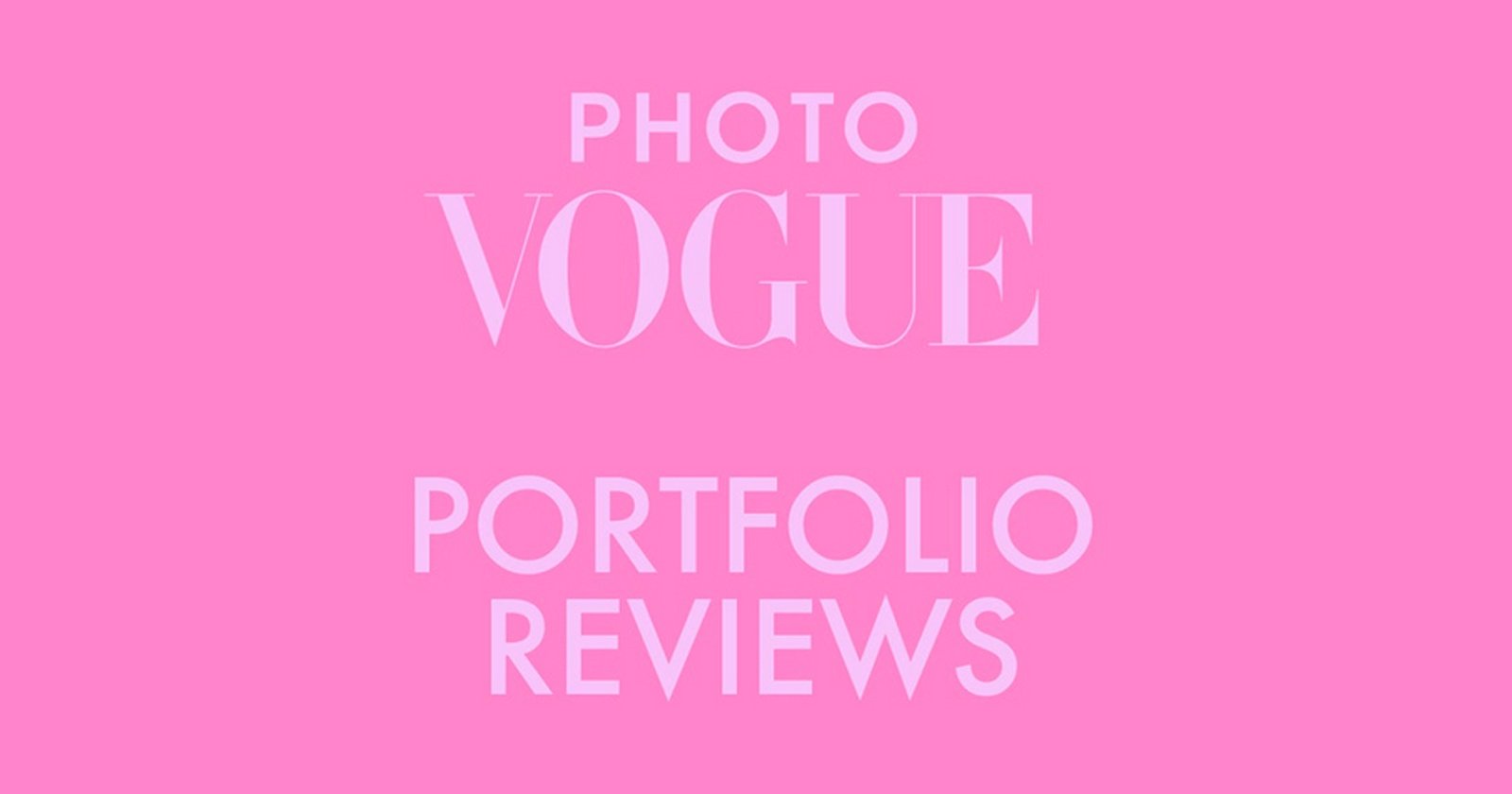 Vogue Champions Inclusion with Free Portfolio Reviews for Women and Asian Artists Vogue Champions Inclusion with Free Portfolio Reviews for Women and Asian Artists