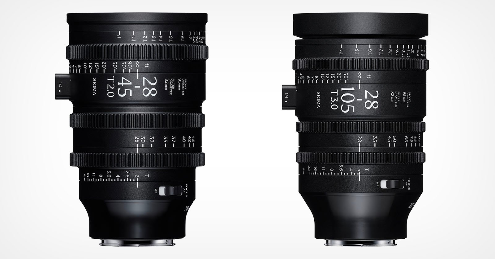 The 28-105mm T3 Will Join the 28-45mm T2 as Sigma’s First AF Cine Line Lenses The 28-105mm T3 Will Join the 28-45mm T2 as Sigma’s First AF Cine Line Lenses